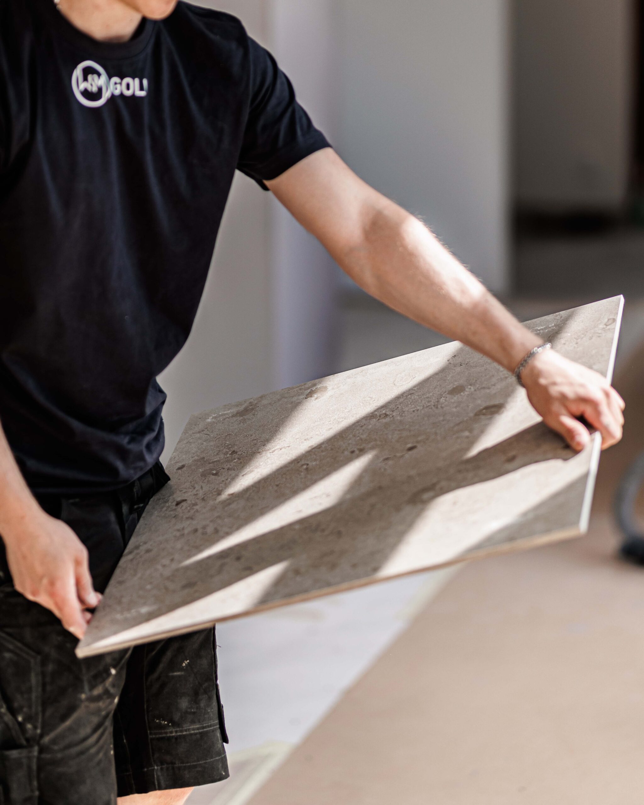 Plattsättning nybygge WM Golv