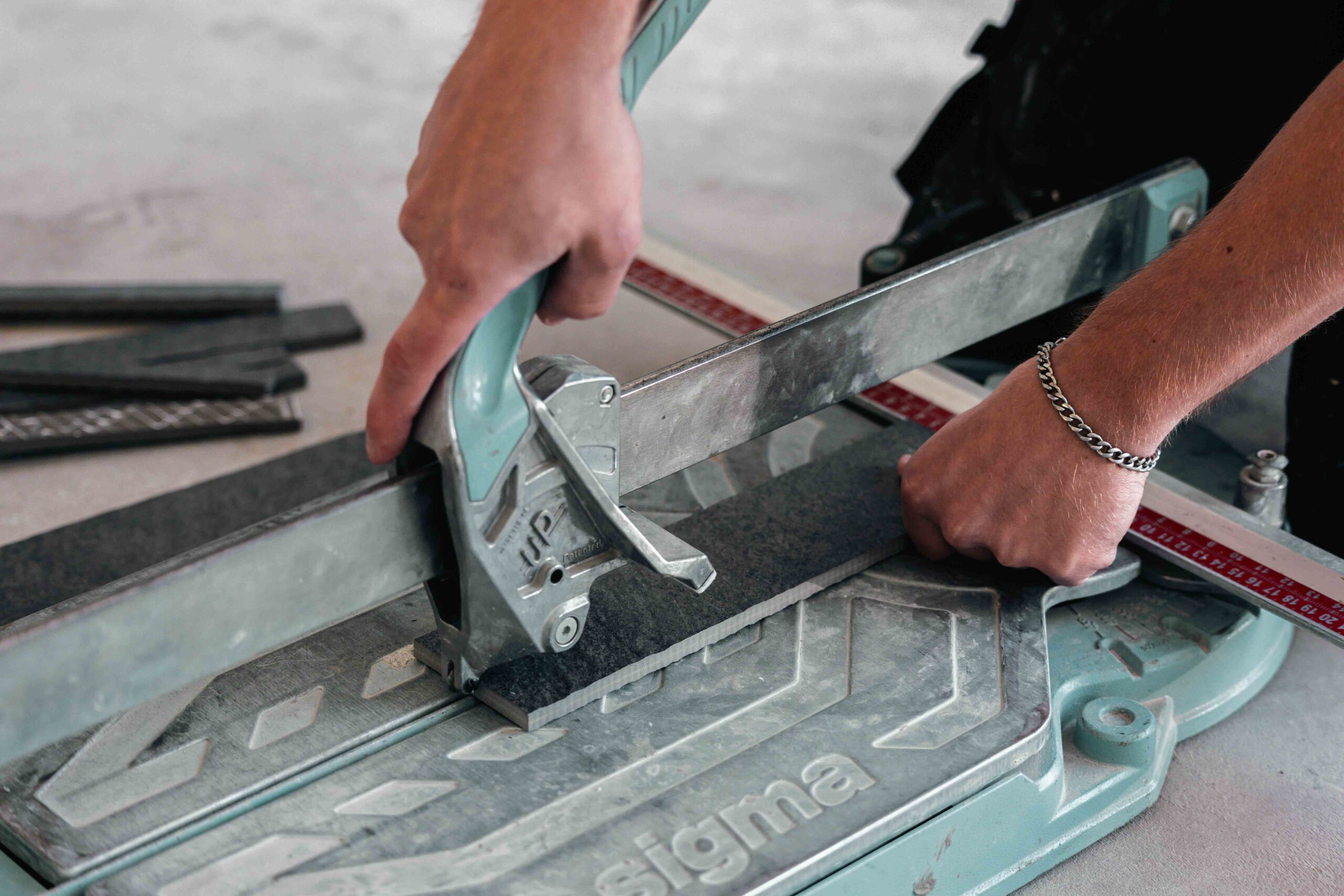 WM Golv Kapning plattsättning