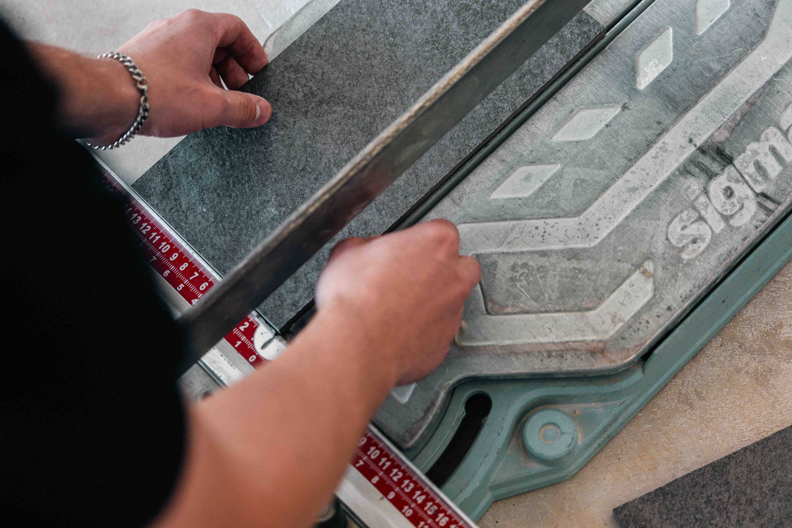 WM Golv kapning plattsättning